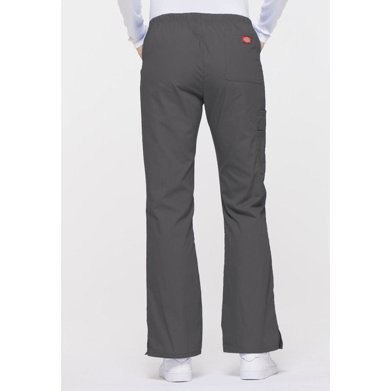pewter - Mid Rise Drawstring Cargo Pant