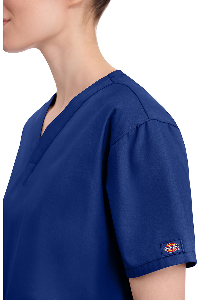 Galaxy Blue - Women's V-Neck Scrub Top (View 4)