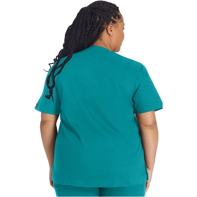 teal blue - V-Neck Top