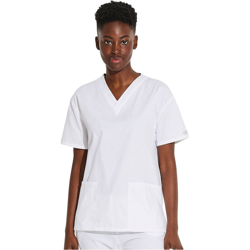 white - V-Neck Top