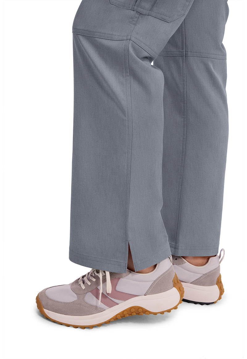 Heather Gray - Women's Tori Scrub Pants – Petite (View 3)