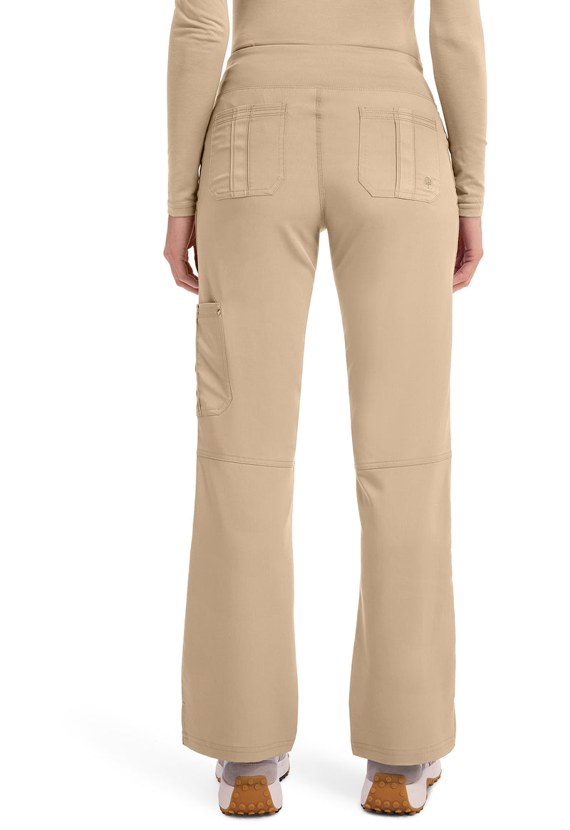 Khaki - Women's Tori Scrub Pants – Petite (Back)