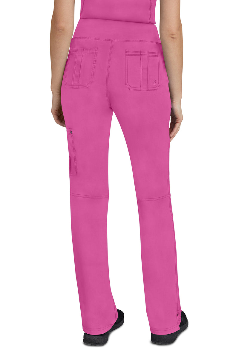Shocking Pink - Women's Tori Scrub Pants – Petite (Back)
