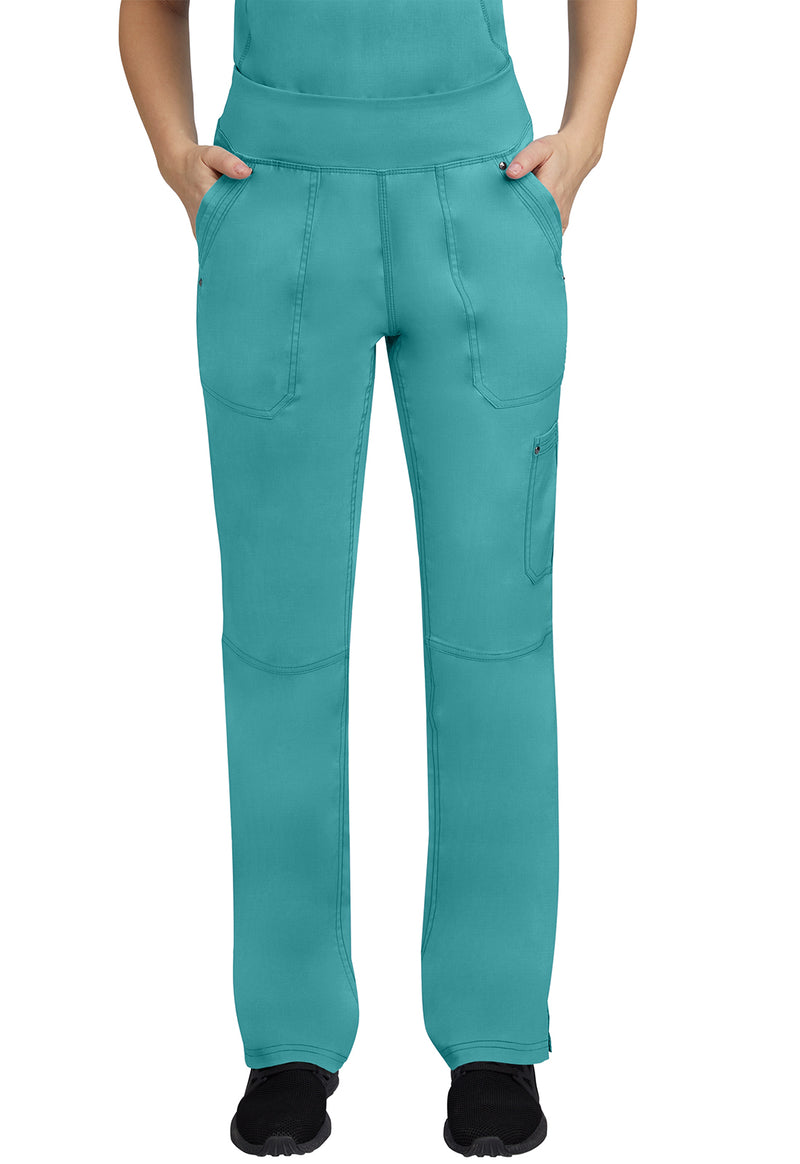 Capri Sea - Healing Hands Purple Label Women Scrub Pants - Front View