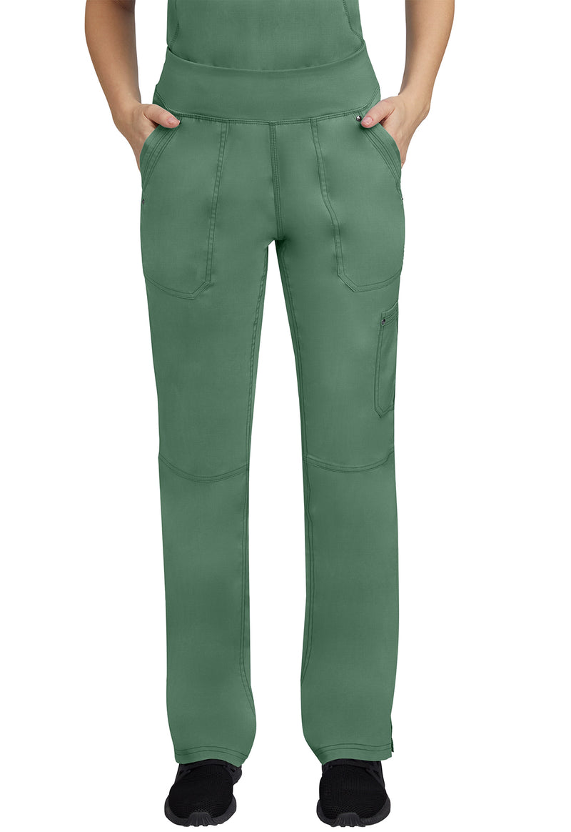 Desert Cactus - Healing Hands Purple Label Women Scrub Pants - Front View