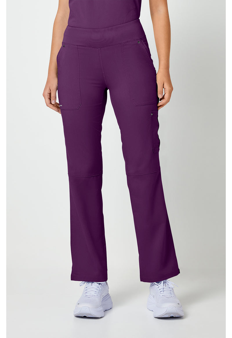 Eggplant - Healing Hands Purple Label Women Scrub Pants - Front View