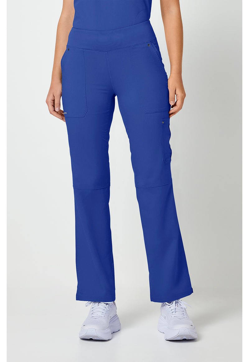Galaxy Blue - Healing Hands Purple Label Women Scrub Pants - Front View