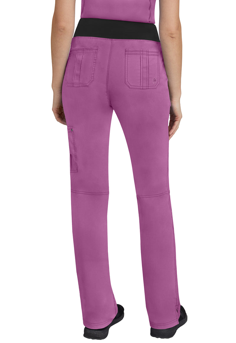 Mulberry - Healing Hands Purple Label Women Scrub Pants - Back View