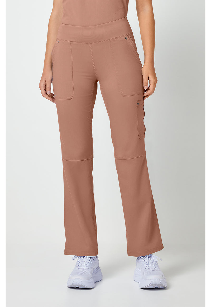 Santa Fe Tan - Healing Hands Purple Label Women Scrub Pants - Front View