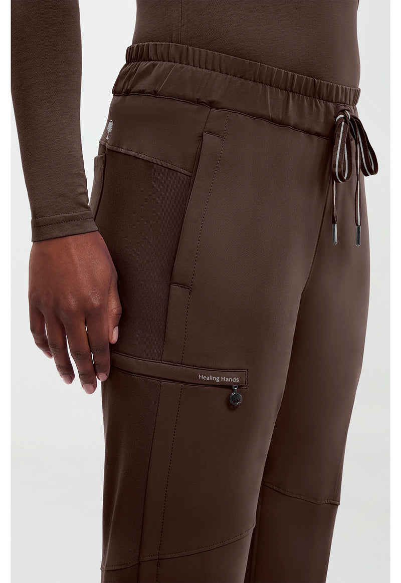 Dark Chocolate - Women's Naya Jogger Scrub Pants (View 3)