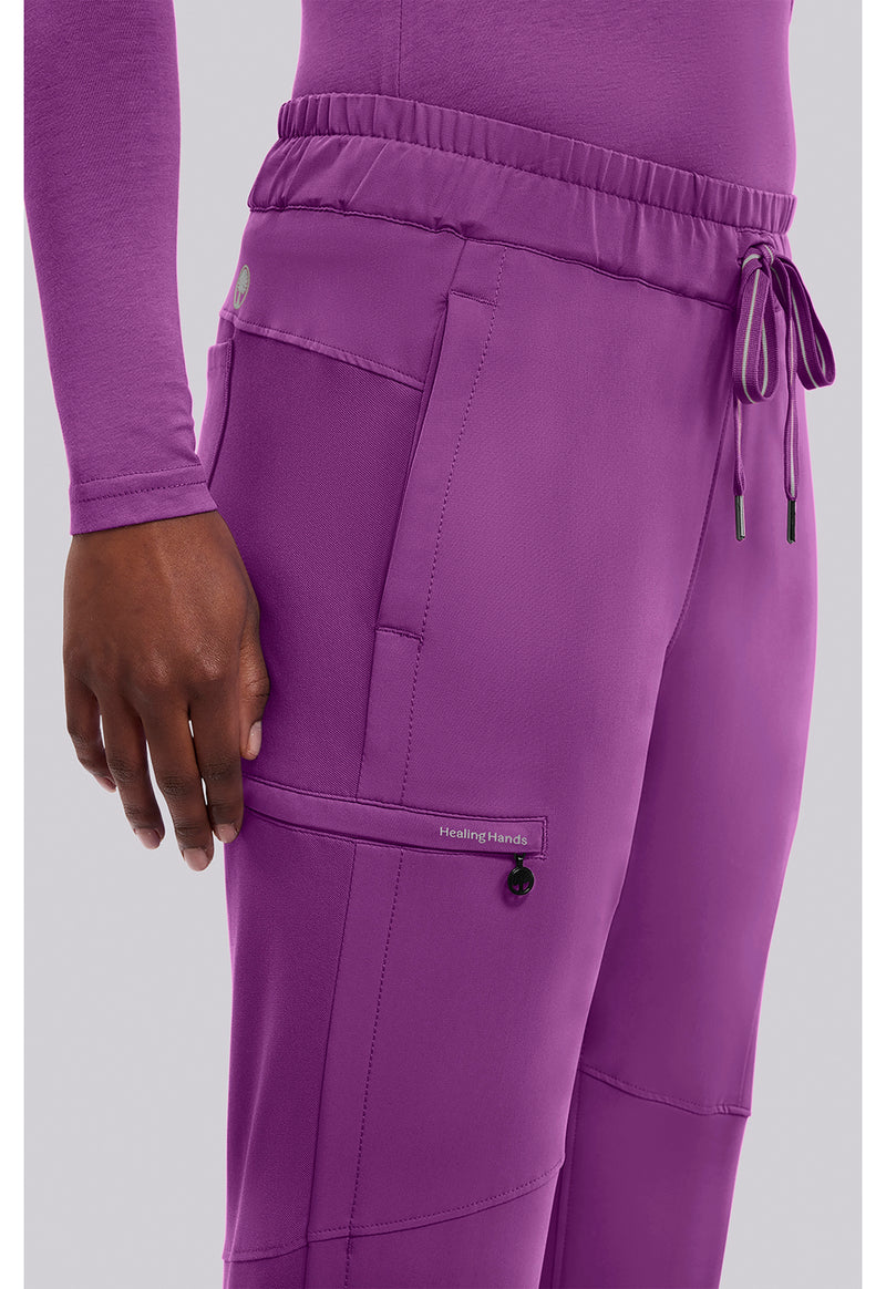 Plum Violet - Women's Naya Jogger Scrub Pants (View 3)