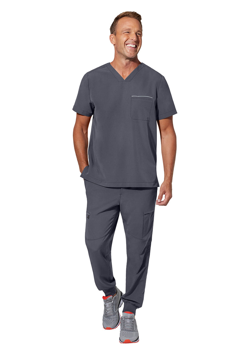Pewter - Men's Nolen Jogger Scrub Pants (View 3)