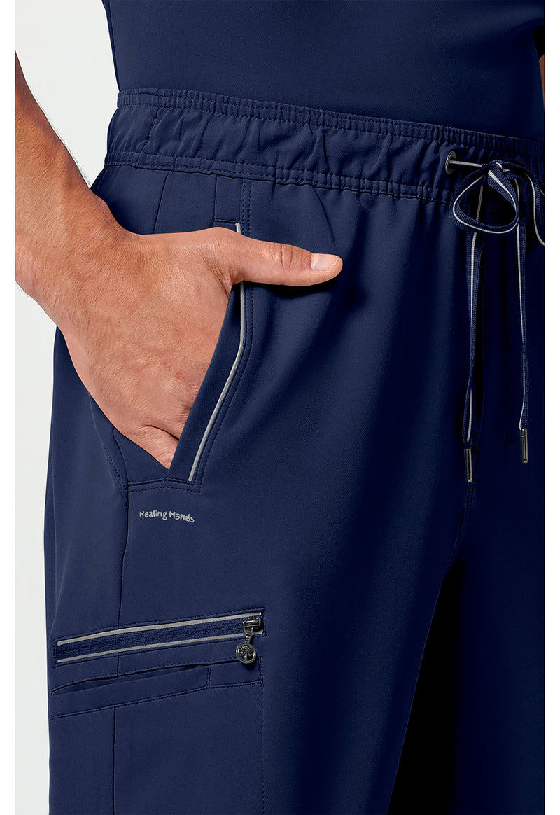 Navy - Men's Noah Scrub Pants (View 3)