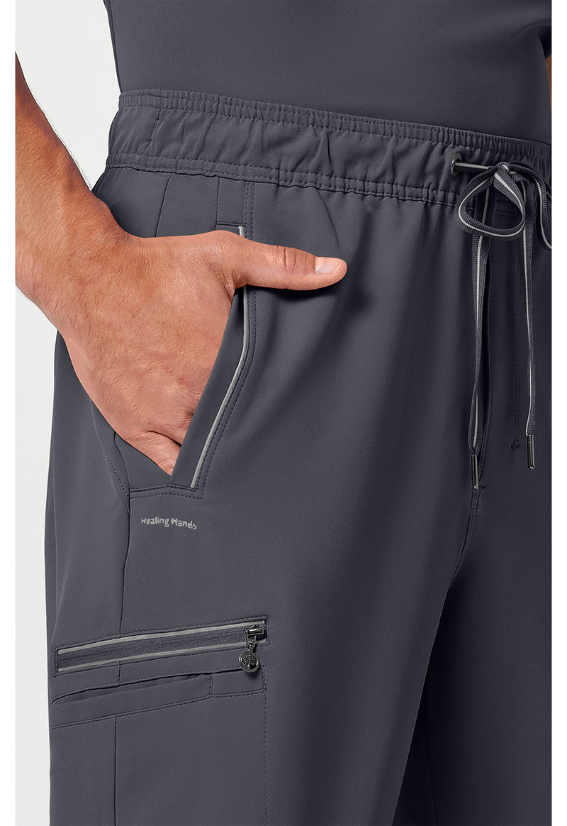 Pewter - Men's Noah Scrub Pants (View 3)
