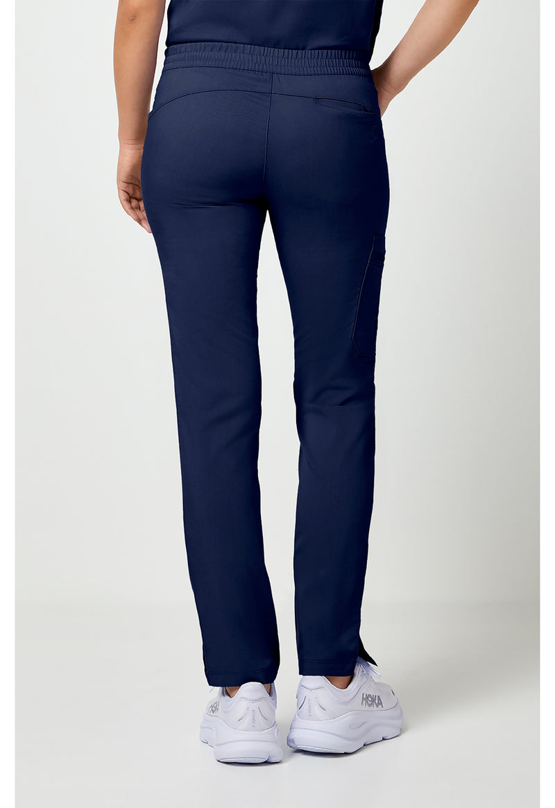 Navy - Healing Hands Purple Label Women Scrub Pants - Back View