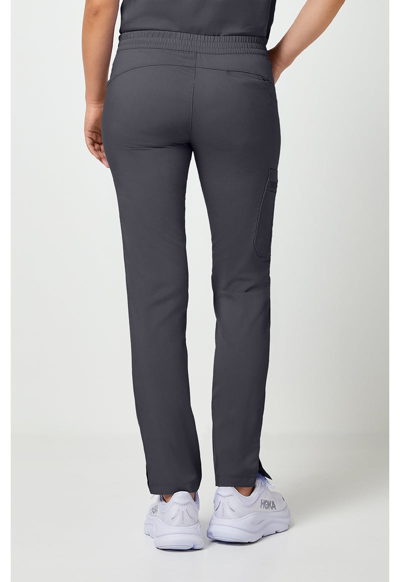 Pewter - Healing Hands Purple Label Women Scrub Pants - Back View
