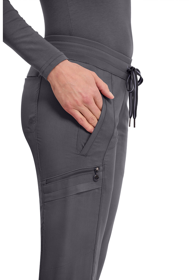 Pewter - Women's Toby Jogger Scrub Pants – Petite (View 2)