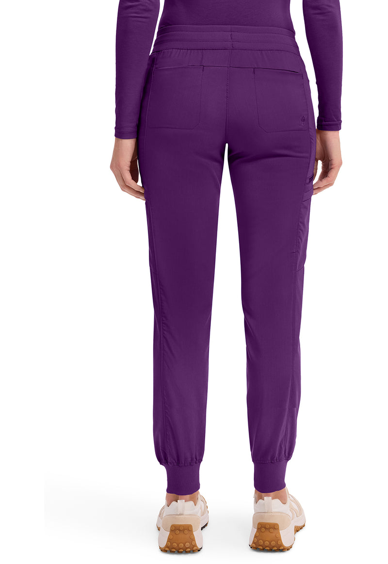 Eggplant - Women's Toby Jogger Scrub Pants – Tall (Back)