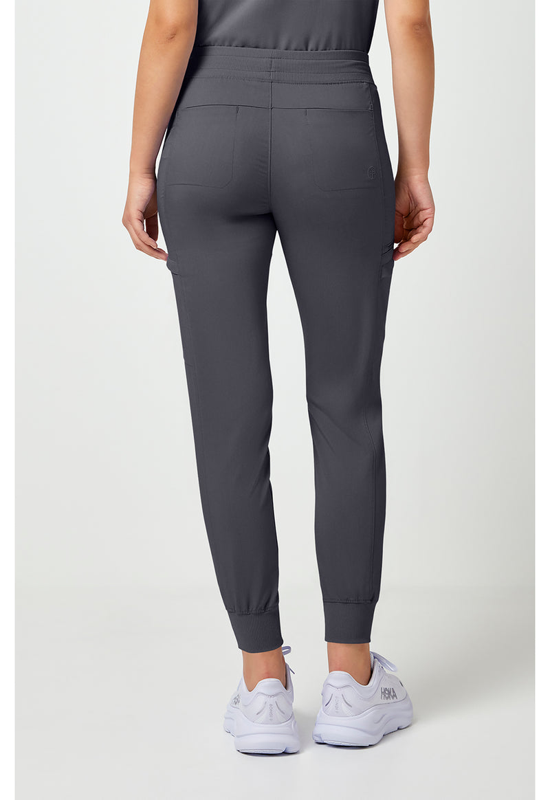 Pewter - Healing Hands Purple Label Women Scrub Pants - Back View