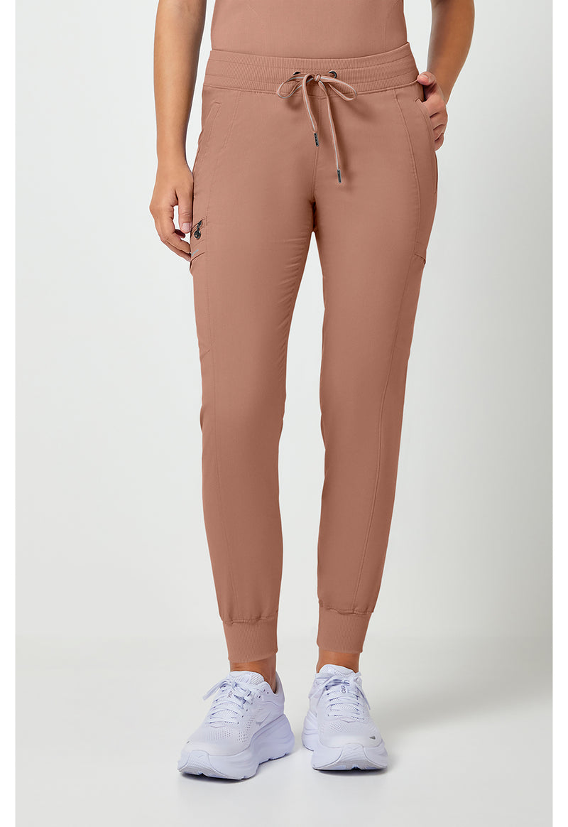 Santa Fe Tan - Healing Hands Purple Label Women Scrub Pants - Front View