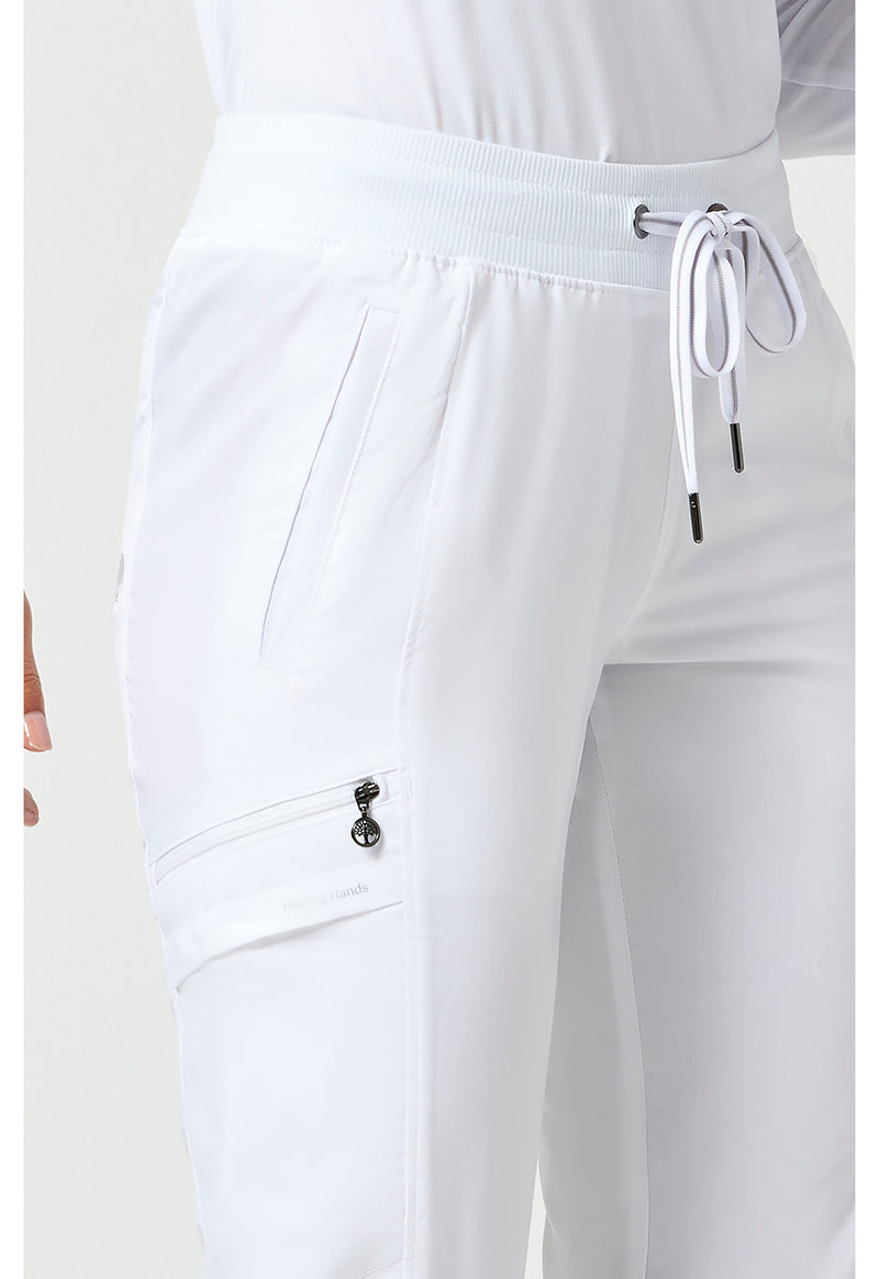 WHITE - Women's Toby Jogger Scrub Pants – Regular (View 3)
