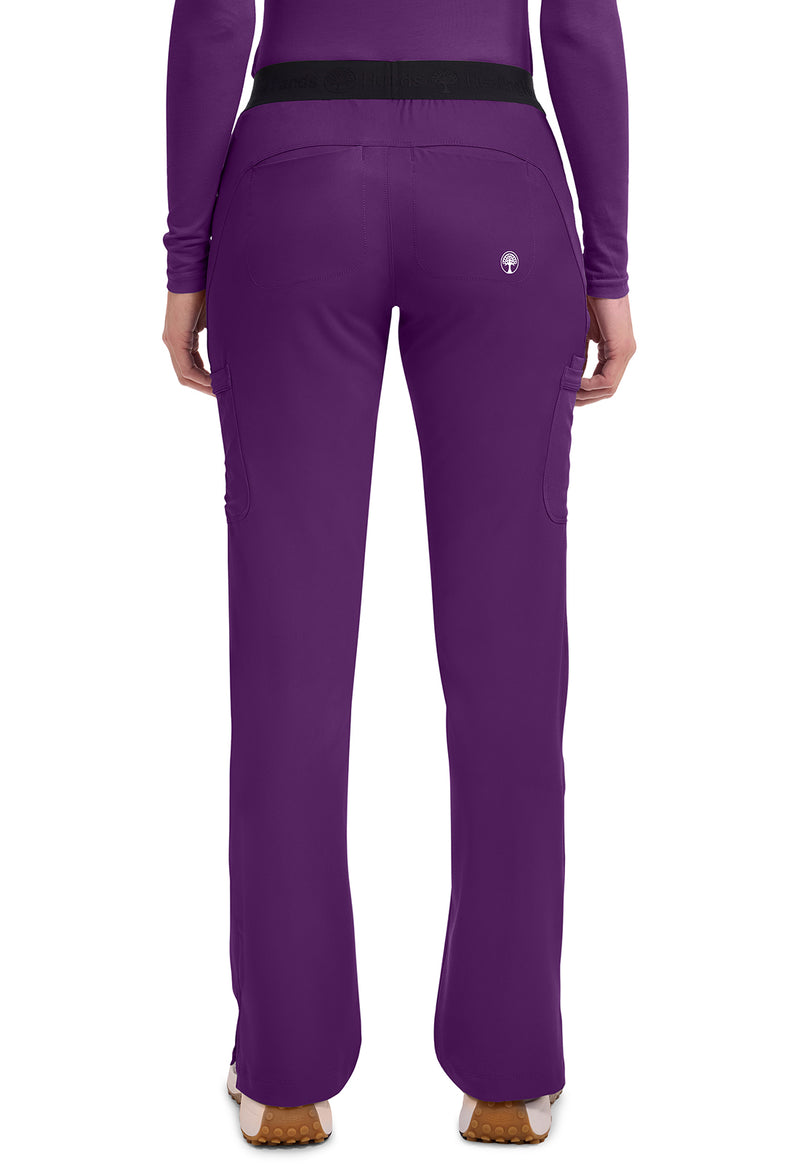 Eggplant - Women's Rachel Scrub Pants – Petite (Back)