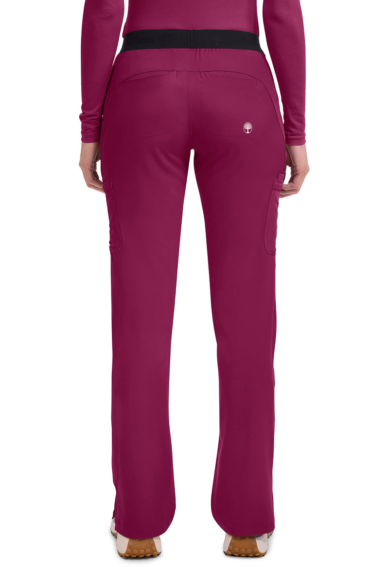 Wine - Women's Rachel Scrub Pants – Tall (Back)
