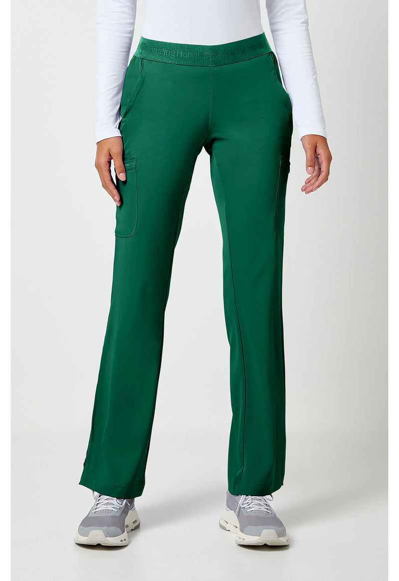 Hunter - Healing Hands Works Women Scrub Pants - Front View
