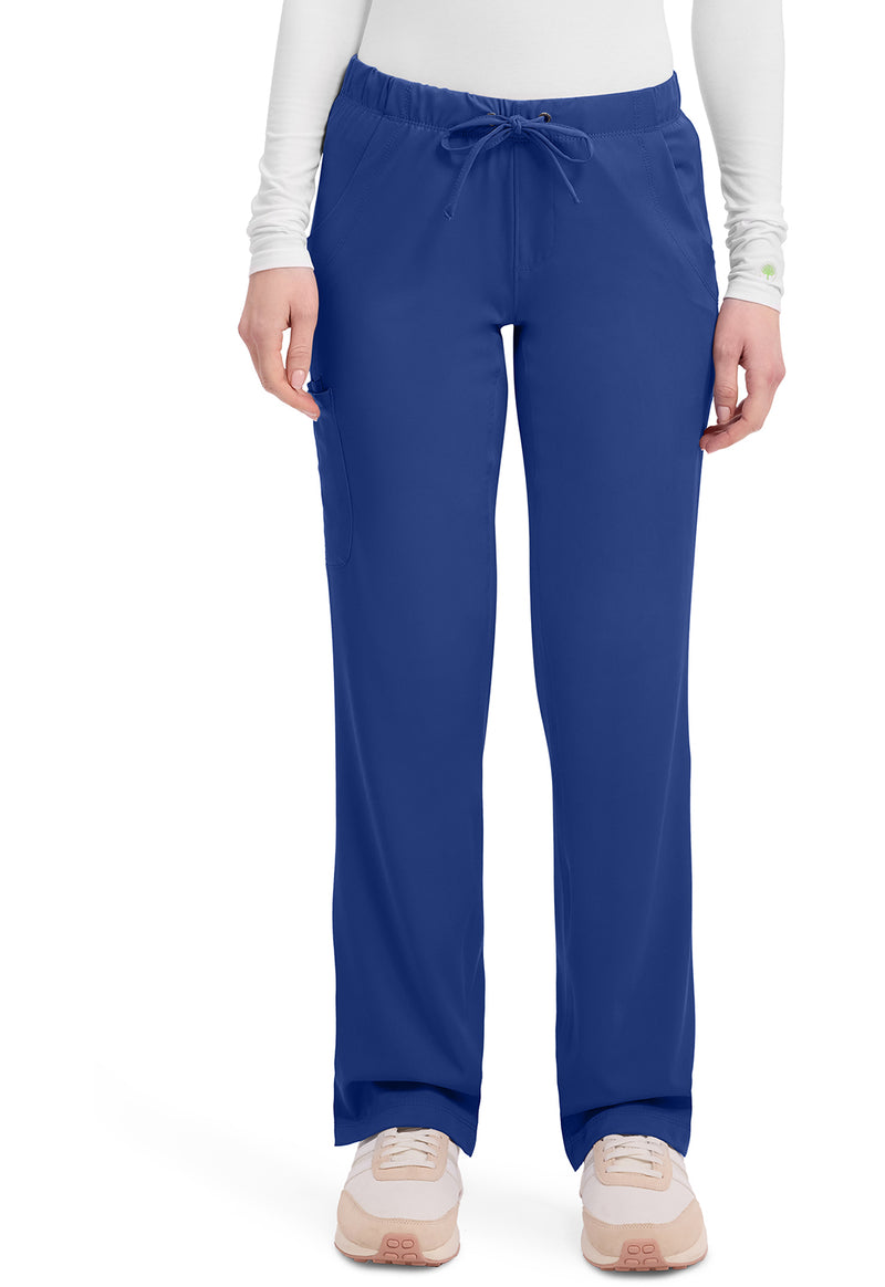 Galaxy Blue - Healing Hands Works Women Scrub Pants - Front View