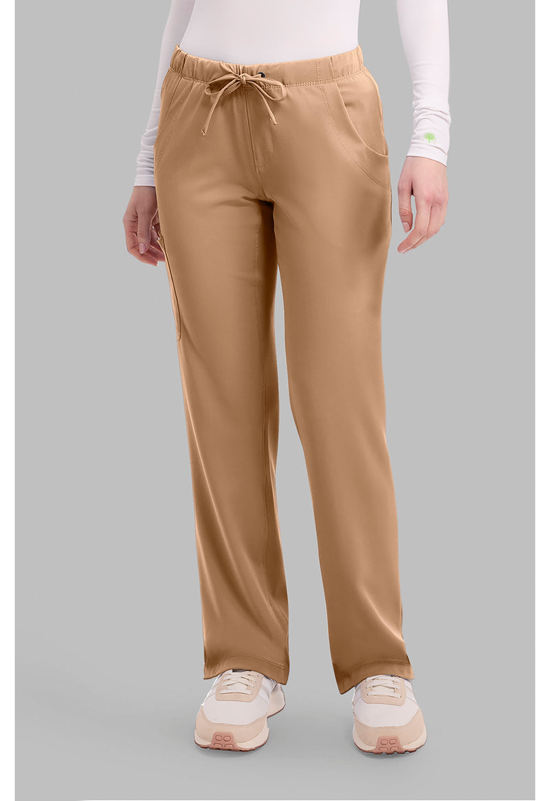 Sand Dunes - Healing Hands Works Women Scrub Pants - Front View