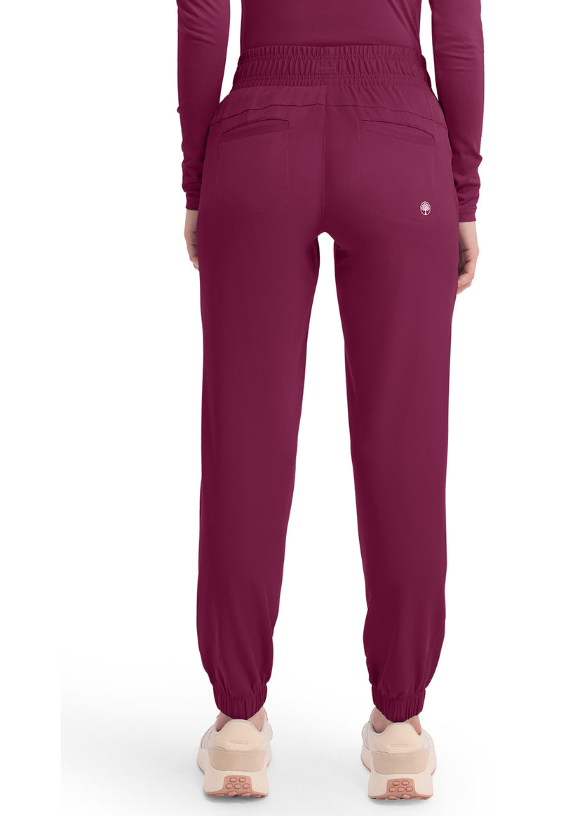 Wine - Women's Renee Scrub Pants – Petite (Back)