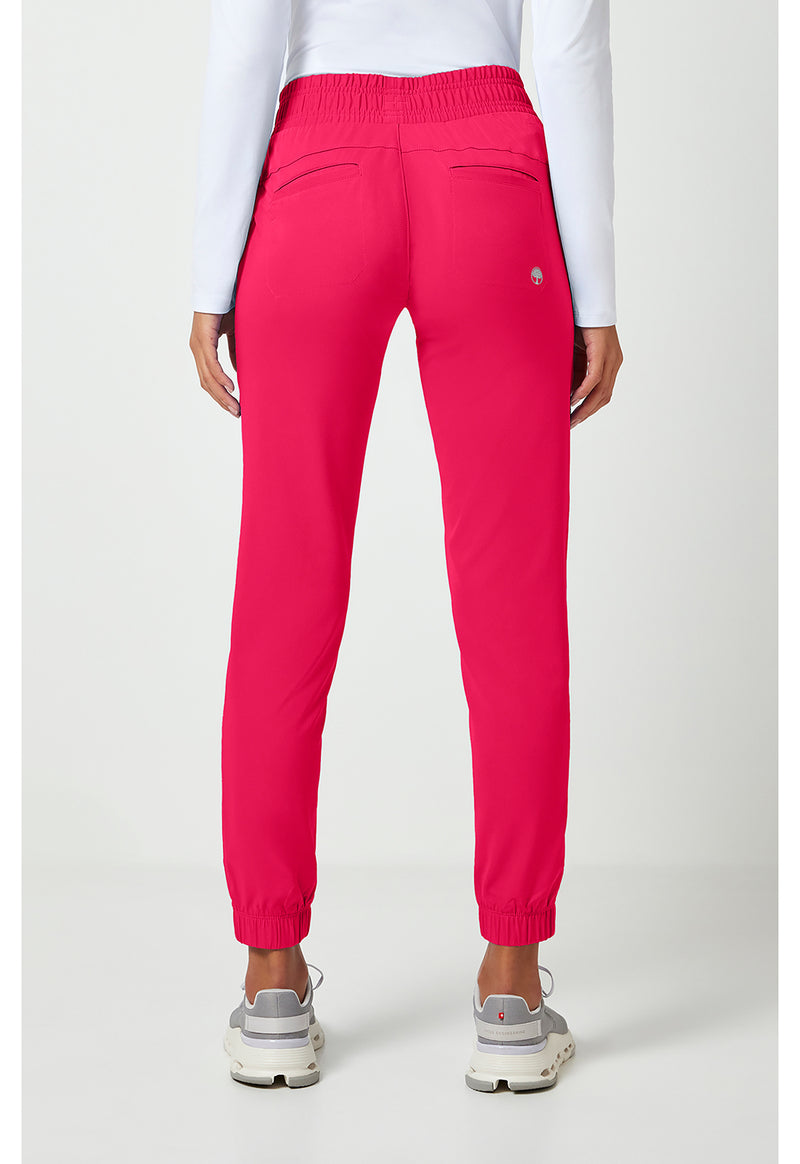 Carnation Pink - Healing Hands Works Women Scrub Pants - Back View