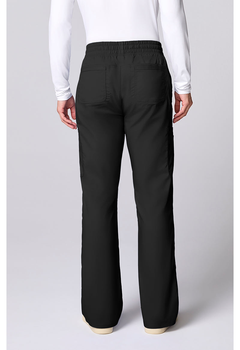 Black - Cherokee WW Revolution Men's Scrub Pants - Back View