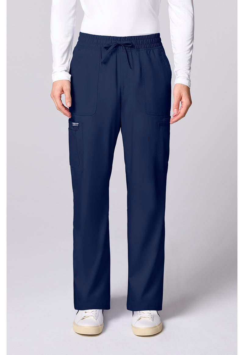 Navy - Cherokee WW Revolution Men's Scrub Pants - Front View