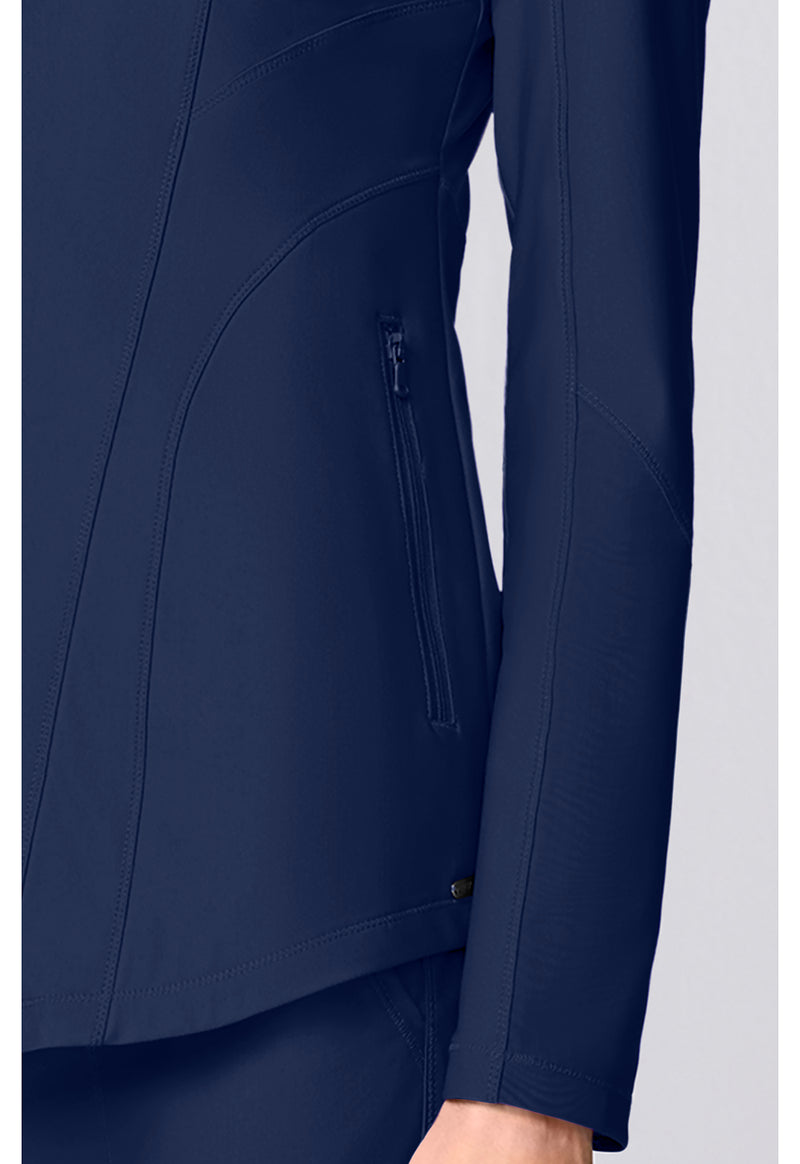 Navy - Women's Full Zip Jacket (View 4)