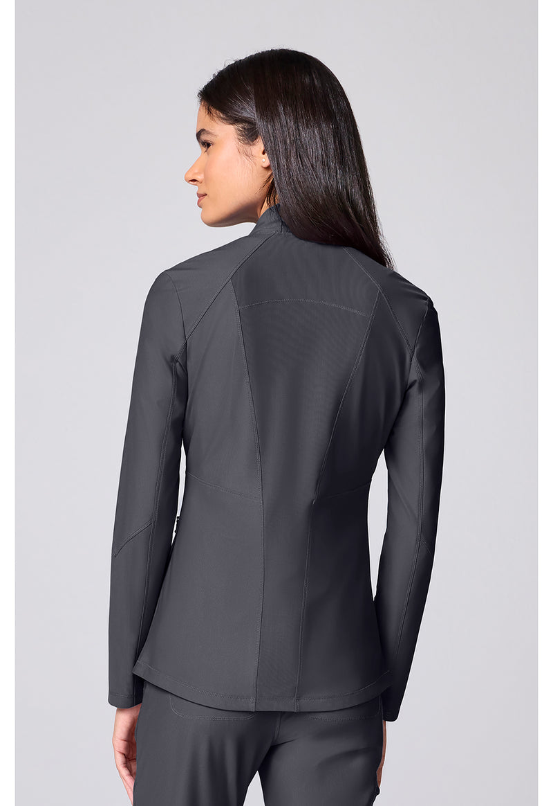 Pewter - Women's Full Zip Jacket (Back)