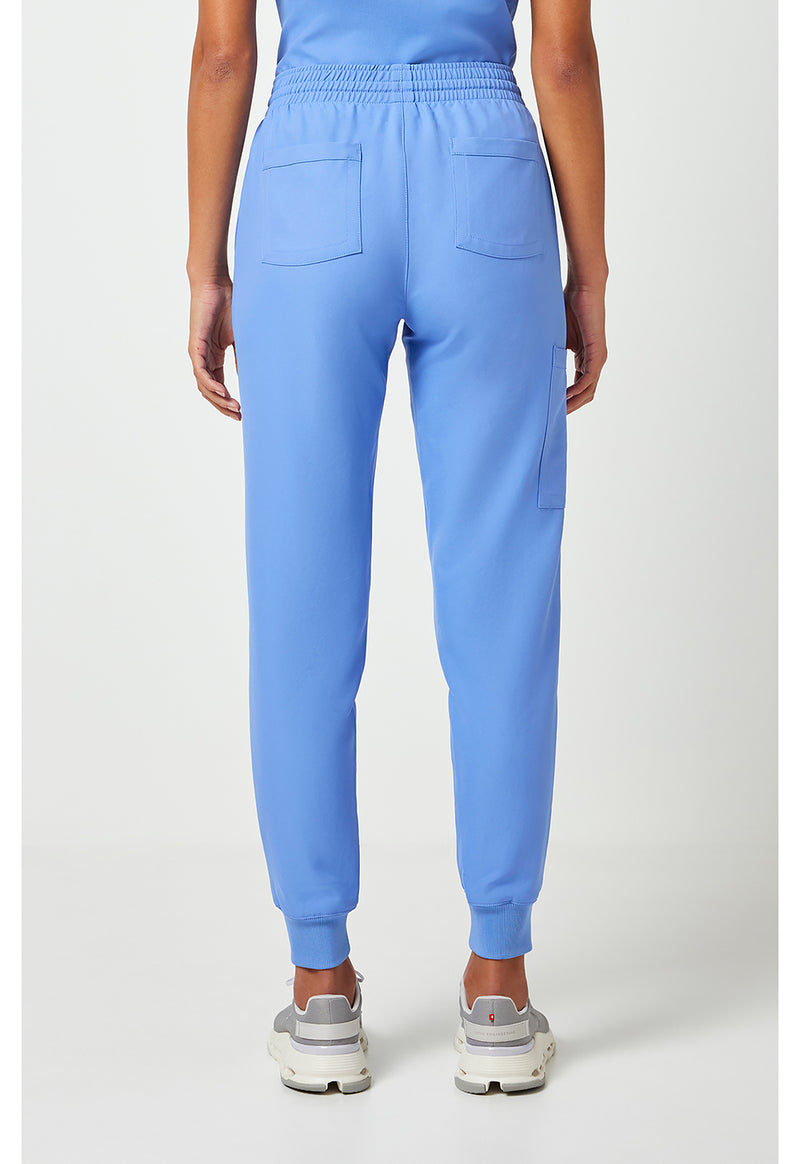 Ciel Blue - Women's Mid Rise Jogger – Petite (Back)