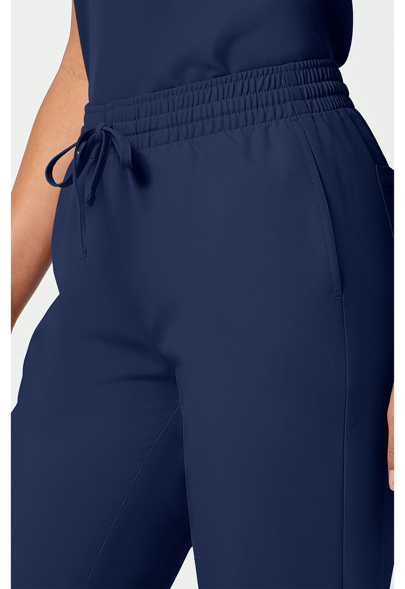 Navy - Women's Mid Rise Jogger – Petite (View 4)