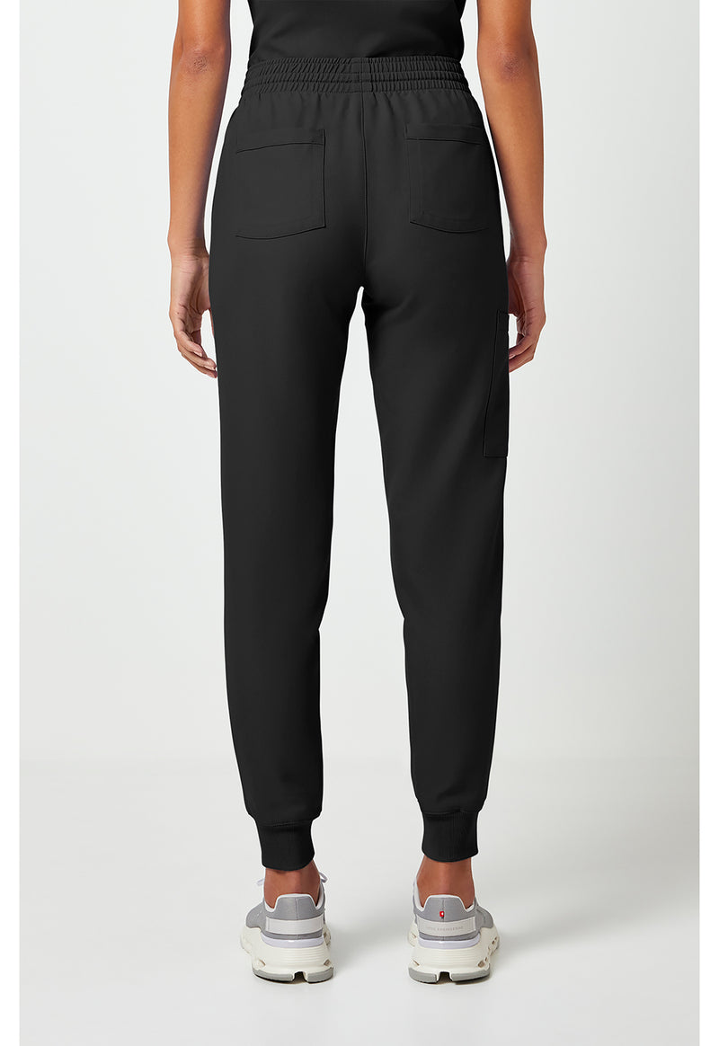 Black - Women's Mid Rise Jogger – Tall (Back)