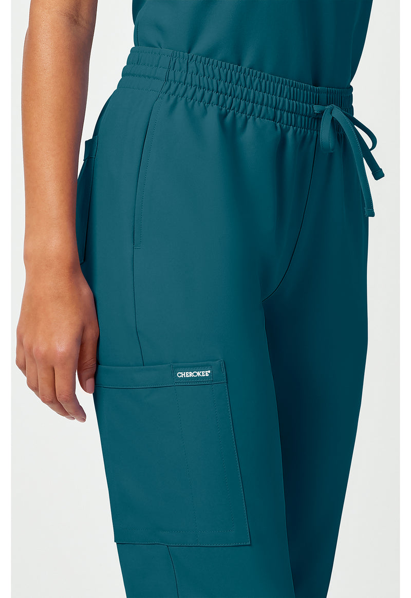 Caribbean Blue - Women's Mid Rise Jogger – Tall (View 3)