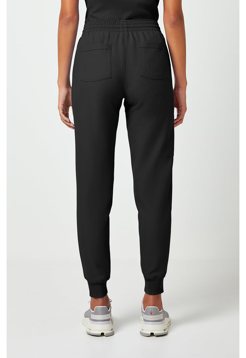 Black - Cherokee WW Originals Ultra Women Scrub Pants - Back View