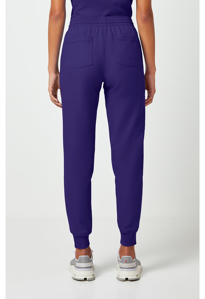 Grape - Cherokee WW Originals Ultra Women Scrub Pants - Back View