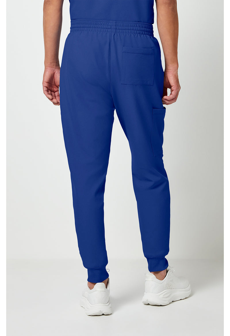 Galaxy Blue - Cherokee WW Originals Ultra Men Scrub Pants - Back View