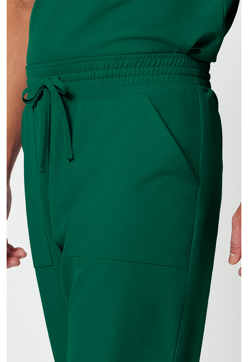 Hunter Green - Men's Mid Rise Jogger (View 4)
