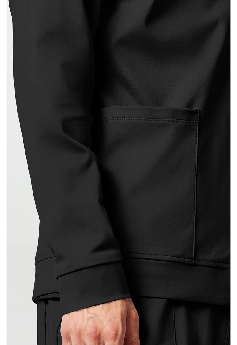 Black - Men's Zip Front Jacket (View 3)
