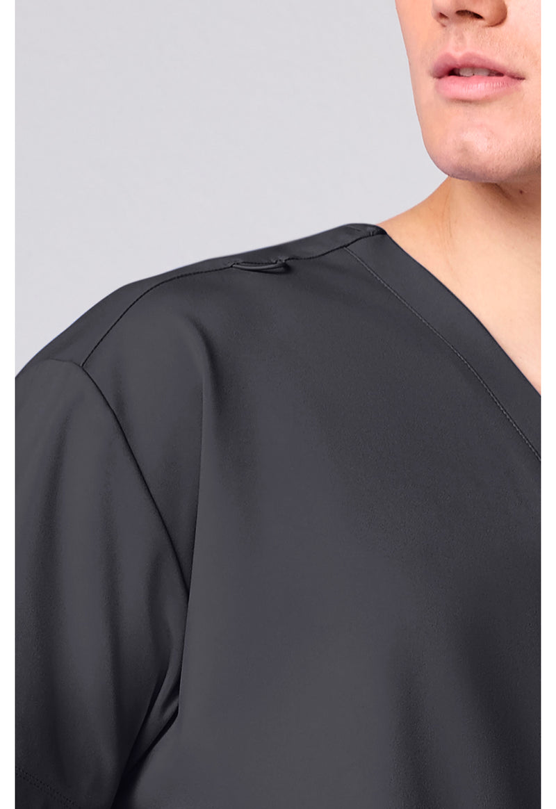 Pewter - Men's 3 Pocket V-neck Top (View 3)