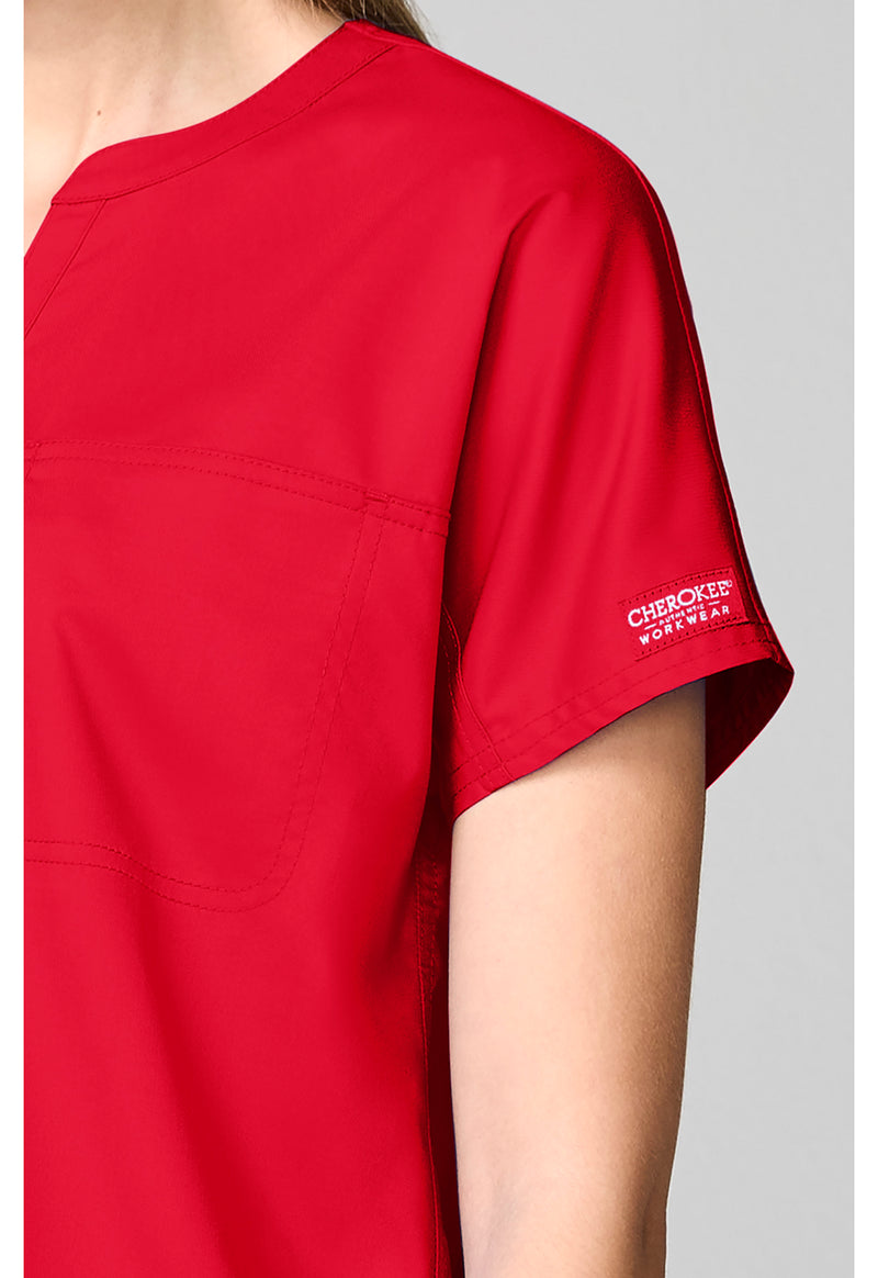 Sweet Paprika - Mandarin Collar Top (View 3)