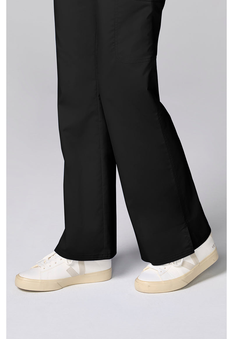 Black - Flared Cargo Pant (View 4)