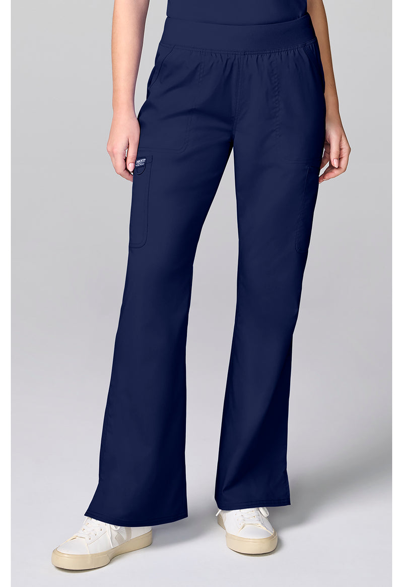 Navy - Flared Cargo Pant – Regular