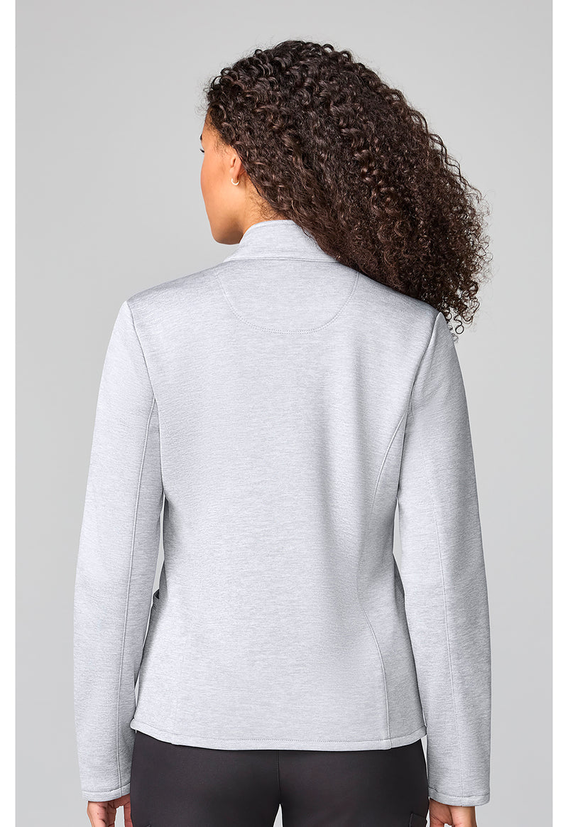 Heather Grey - Fleece Jacket (Back)